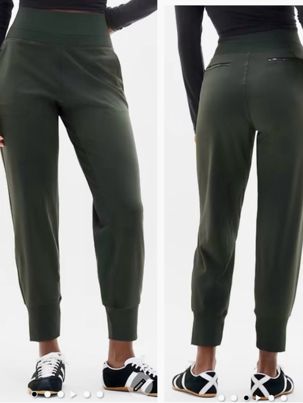 Athleta olive VENICE HIGHRISE  Performance Joggers  XS P